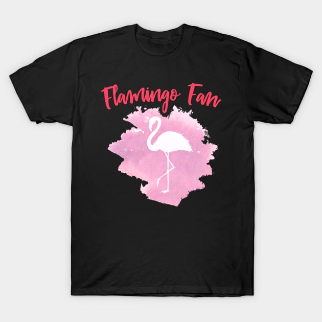 Flamingo fan Art design graphic T-Shirt by SzarlottaDesigns